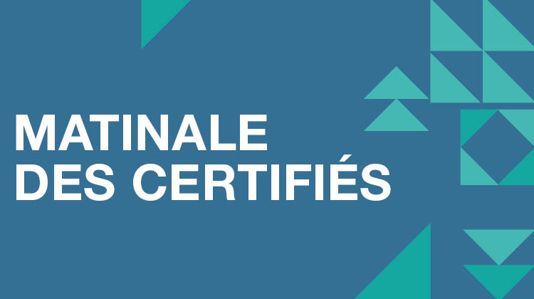Matinale des certifiés - 06 03 2025